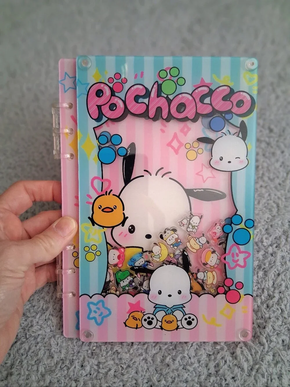 Pochacco A5 Shaker Binder With Pens
